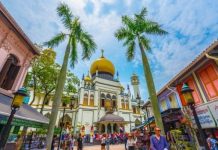 Lạc bước vào khu phố Kampong Glam rực rỡ sắc màu khi du lịch Singapore