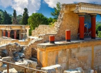 Tham quan cung điện Knossos - kỳ quan kiến trúc nổi tiếng Hy Lạp